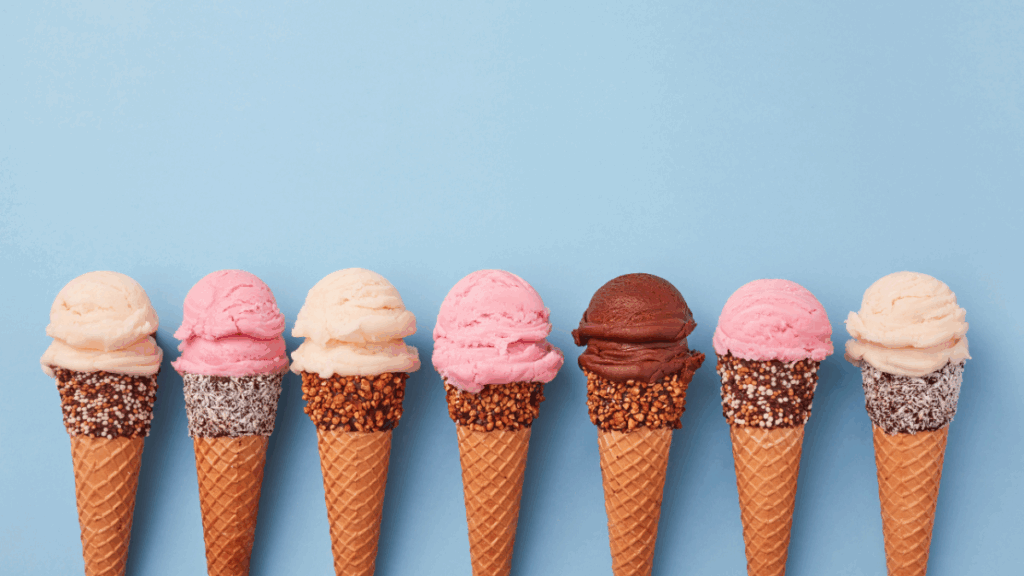 ice cream flavors